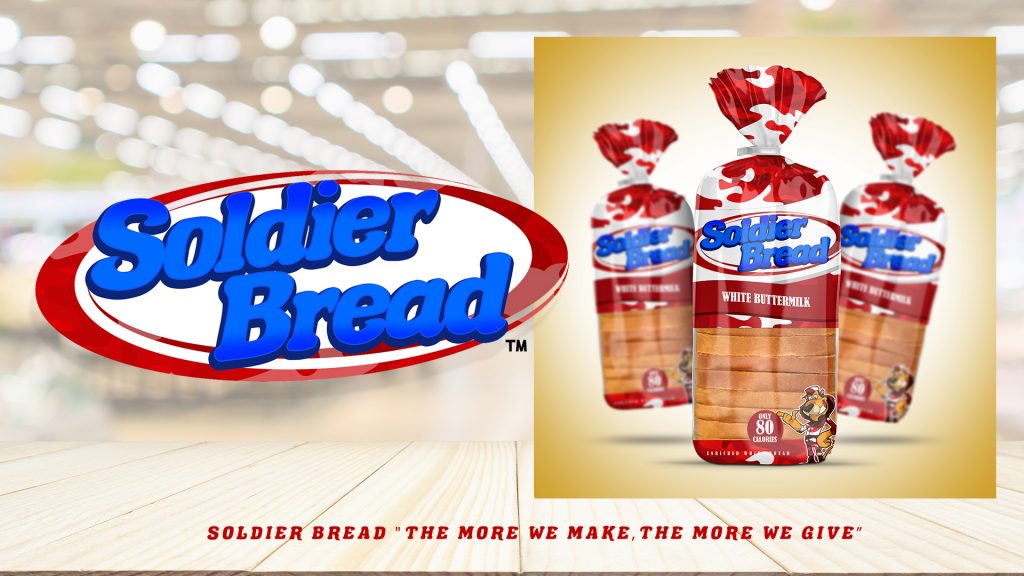 SOLDIER BREAD Southern Style White & Wheat Bread Percy Miller